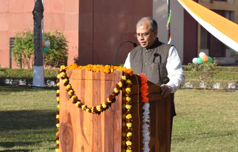 JK Lakshmipat University Celebrates 76th Republic Day with Patriotic Fervor